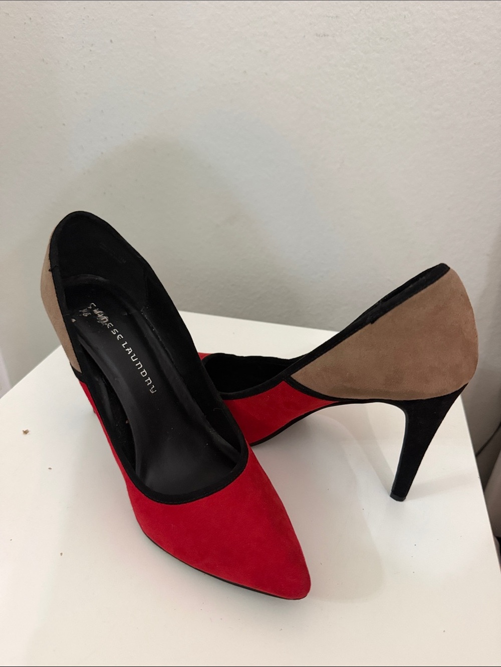 Chinese Laundry - brown red heels